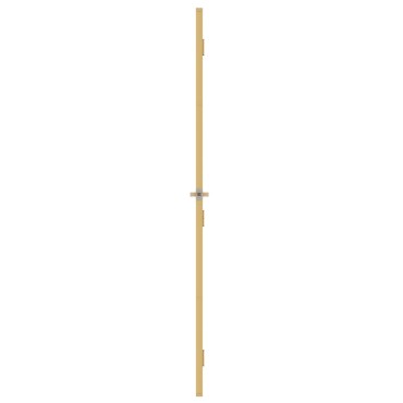 vidaXL Εσωτερική Πόρτα Χρυσή 76 x 201,5 εκ. Ψημένο Γυαλί & Αλουμίνιο