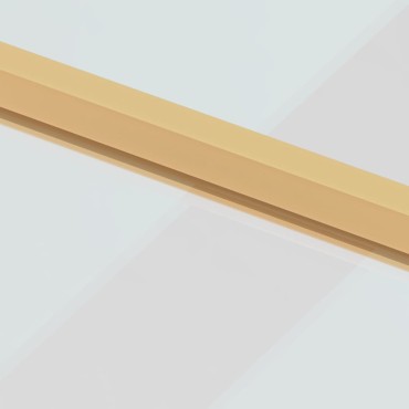 vidaXL Εσωτερική Πόρτα Χρυσή 76 x 201,5 εκ. Ψημένο Γυαλί & Αλουμίνιο