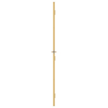 vidaXL Εσωτερική Πόρτα Χρυσή 83 x 201,5 εκ. Ψημένο Γυαλί & Αλουμίνιο
