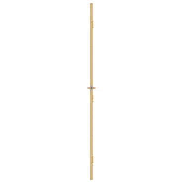 vidaXL Εσωτερική Πόρτα Χρυσή 102,5x201,5 εκ. Ψημένο Γυαλί & Αλουμίνιο