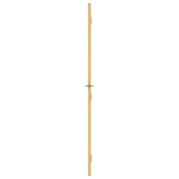 vidaXL Εσωτερική Πόρτα Χρυσή 76 x 201,5 εκ. Ψημένο Γυαλί & Αλουμίνιο