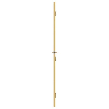 vidaXL Εσωτερική Πόρτα Χρυσή 93 x 201,5 εκ. Ψημένο Γυαλί & Αλουμίνιο