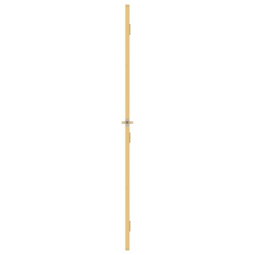 vidaXL Εσωτερική Πόρτα Χρυσή 83 x 201,5 εκ. Ψημένο Γυαλί & Αλουμίνιο