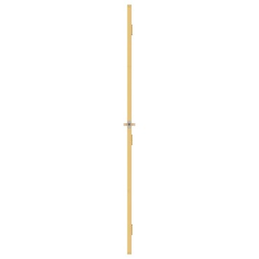 vidaXL Εσωτερική Πόρτα Χρυσή 102,5x201,5 εκ. Ψημένο Γυαλί & Αλουμίνιο