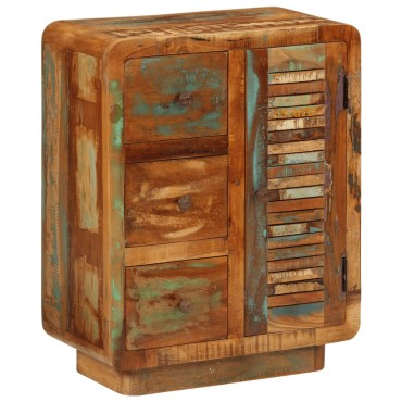 vidaXL Ντουλάπι με 3 Συρτάρια 55x30x70cm από Μασίφ Ανακυκλωμένο Ξύλο 1 τεμ.