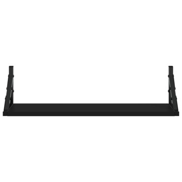 vidaXL Ράφια Τοίχου 2 τεμ. Μαύρα 60x15x15,5cm