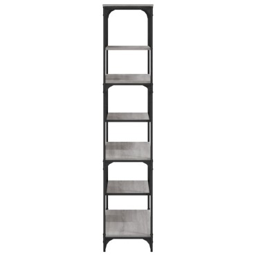 vidaXL Βιβλιοθήκη Γκρι Sonoma 81x36x176cm από Επεξεργ. Ξύλο 1 τεμ.