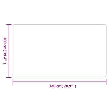 vidaXL Χαλί Διάδρομος Ανθρακί 100x180cm