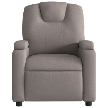 vidaXL Πολυθρόνα Ανακλινόμενη Taupe Υφασμάτινη 74x88x97cm 1 τεμ.