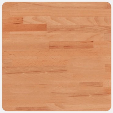 vidaXL Επιφάνεια Τραπεζιού Τετράγωνη 40x40x4cm Μασίφ Ξύλο Οξιάς 1 τεμ.