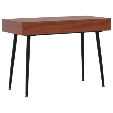vidaXL Γραφείο Υπολογιστή με Συρτάρι Καφέ 110x50x75cm Επεξεργ. Ξύλο 1 τεμ.