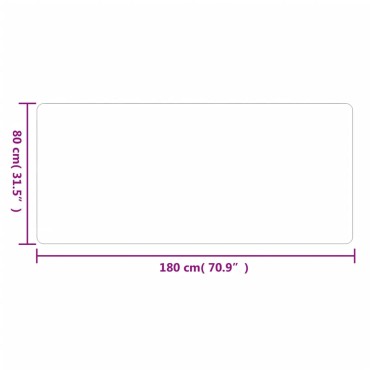 vidaXL Χαλί Διάδρομος Ανθρακί 80x180cm