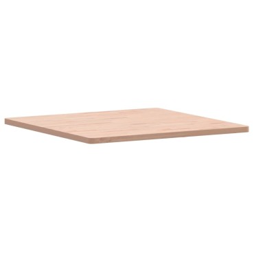 vidaXL Επιφάνεια Τραπεζιού Τετράγωνη 80x80x2,5cm Μασίφ Ξύλο Οξιάς 1 τεμ.