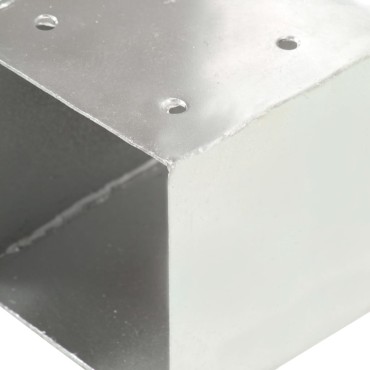 vidaXL Σύνδεσμοι Στύλου Σχήμα T 4 τεμ. 101x101 χιλ. Γαλβανισμ. Μέταλλο