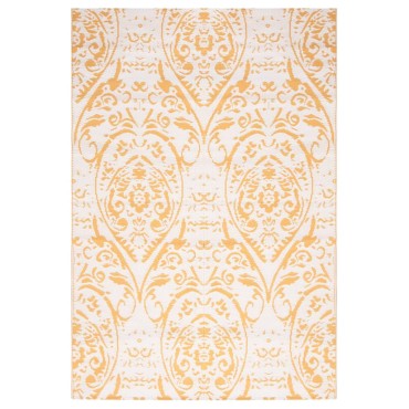 vidaXL Χαλί εξωτερικού χώρου ARAKIL Κίτρινο 140x200 cm PP
