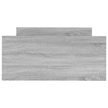 vidaXL Πλαίσιο Κρεβατιού Γκρι Sonoma 90x200 εκ. Επεξεργασμένο Ξύλο