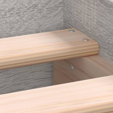 vidaXL Πλαίσιο Κρεβατιού Γκρι Sonoma 90x200 εκ. Επεξεργασμένο Ξύλο