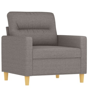 vidaXL Πολυθρόνα Taupe Υφασμάτινη 78x77x80cm 1 τεμ. Γωνιακός