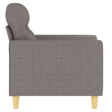 vidaXL Πολυθρόνα Taupe Υφασμάτινη 78x77x80cm 1 τεμ. Γωνιακός