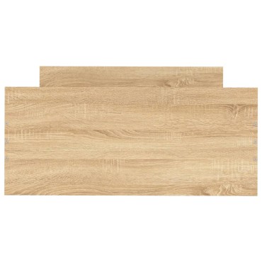 vidaXL Πλαίσιο Κρεβ. Χωρ. Στρώμα Sonoma Δρυς 90x200cm Επεξ. Ξύλο 1 τεμ. - Μονό