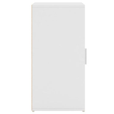 vidaXL Παπουτσοθήκη Λευκή 32x35x70cm από Επεξ. Ξύλο
