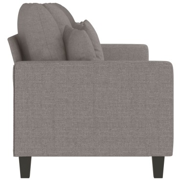 vidaXL Καναπές Τριθέσιος Taupe Υφασμάτινος 198x77x80cm 1 τεμ.