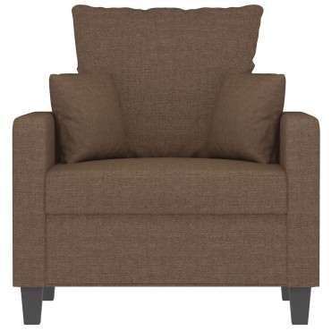 vidaXL Πολυθρόνα Καφέ Υφασμάτινη 78x77x80cm 1 τεμ. Γωνιακός