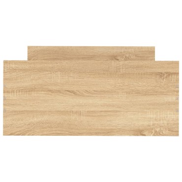 vidaXL Πλαίσιο Κρεβατιού Χωρ. Στρώμα Sonoma Δρυς 100x200εκ Επ. Ξύλο