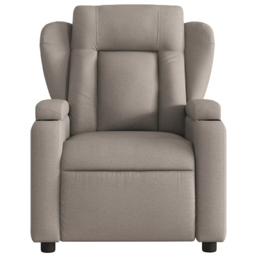 vidaXL Πολυθρόνα Ανακλινόμενη Taupe Υφασμάτινη 77x94,5x100cm 1 τεμ.
