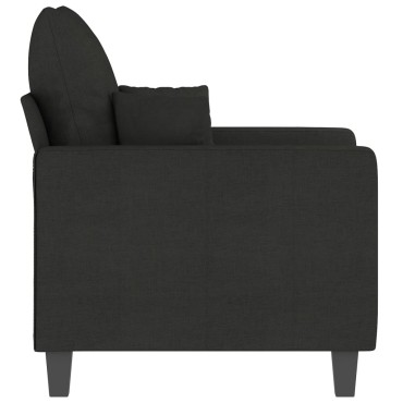 vidaXL Πολυθρόνα Μαύρη από Ύφασμα 78x77x80cm 1 τεμ. Γωνιακός