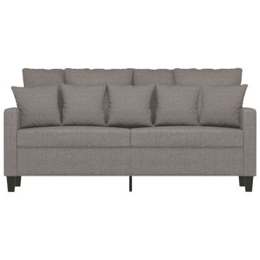 vidaXL Καναπές Διθέσιος Taupe Υφασμάτινος 158x77x80cm 1 τεμ.