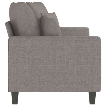 vidaXL Καναπές Διθέσιος Taupe Υφασμάτινος 158x77x80cm 1 τεμ.