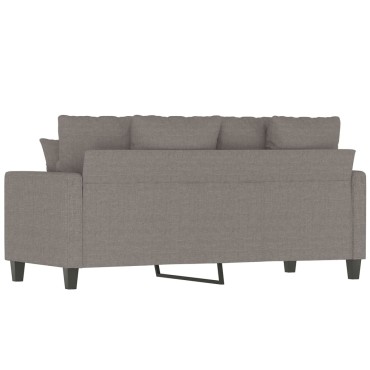 vidaXL Καναπές Διθέσιος Taupe Υφασμάτινος 158x77x80cm 1 τεμ.