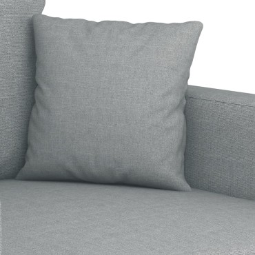 vidaXL Πολυθρόνα Ανοιχτό Γκρι Υφασμάτινη 78x77x80cm 1 τεμ. Γωνιακός