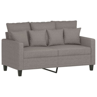 vidaXL Σετ Σαλονιού 3 τεμ. Taupe από Ύφασμα 78x77x80cm  Διθέσιος Τριθέσιος