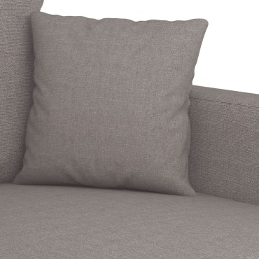 vidaXL Σετ Σαλονιού 3 τεμ. Taupe από Ύφασμα 78x77x80cm  Διθέσιος Τριθέσιος