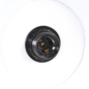 vidaXL Φωτιστικό Industrial Κρεμαστό 25 W Λευκό 109 εκ. Ε27