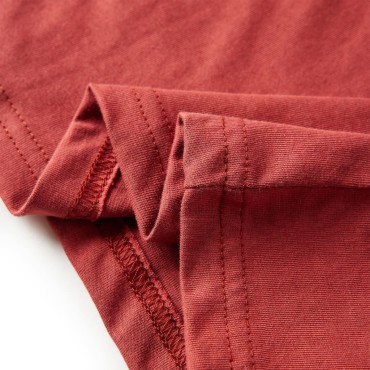 Μπλουζάκι Παιδικό Μακρυμάνικο Burnt Red Χρώμα 92