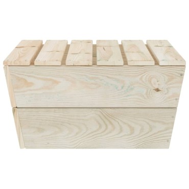 vidaXL Τραπέζια Κήπου 2 τεμ. 60x60x30cm Εμποτισμένο Ξύλο Ερυθρελάτης Διθέσιος