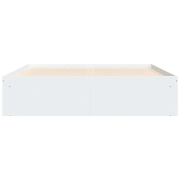 vidaXL Πλαίσιο Κρεβατιού Λευκό 160 x 200 εκ.