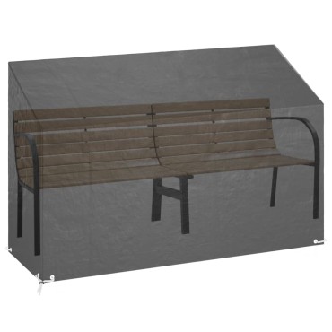 vidaXL Κάλυμμα Παγκακιού με 8 Κρίκους 190x70x70/88cm Πολυαιθυλένιο 1 τεμ.