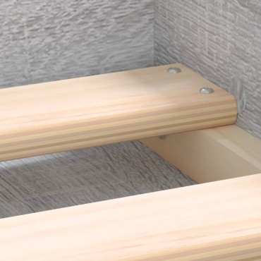 vidaXL Πλαίσιο Κρεβατιού Γκρι Sonoma 120x200 εκ.