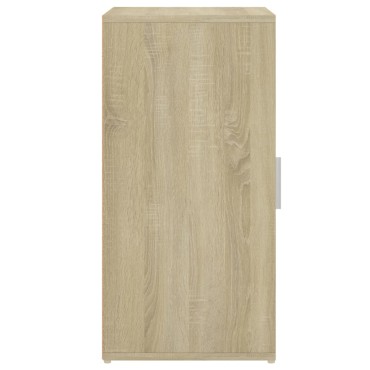 vidaXL Παπουτσοθήκη Sonoma Δρυς 32x35x70cm από Μοριοσανίδα