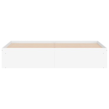 vidaXL Πλαίσιο Κρεβατιού Λευκό 180 x 200 εκ. Super King