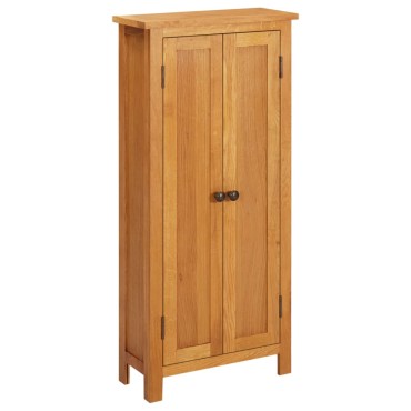 vidaXL Ντουλάπα Αποθήκευσης 50x22x110cm από Μασίφ Ξύλο Δρυός 1 τεμ.