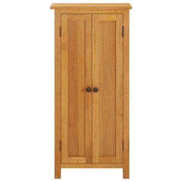 vidaXL Ντουλάπα Αποθήκευσης 50x22x110cm από Μασίφ Ξύλο Δρυός 1 τεμ.