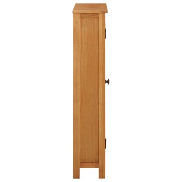 vidaXL Ντουλάπα Αποθήκευσης 50x22x110cm από Μασίφ Ξύλο Δρυός 1 τεμ.