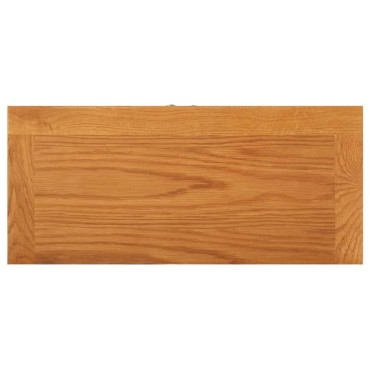 vidaXL Ντουλάπα Αποθήκευσης 50x22x110cm από Μασίφ Ξύλο Δρυός 1 τεμ.