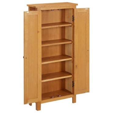 vidaXL Ντουλάπα Αποθήκευσης 50x22x110cm από Μασίφ Ξύλο Δρυός 1 τεμ.