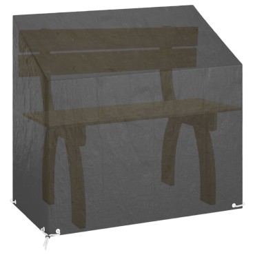 vidaXL Καλύμματα Πάγκου με 8 Κρίκους 2 τεμ. 130x70x70/88cm Πολυαιθ.